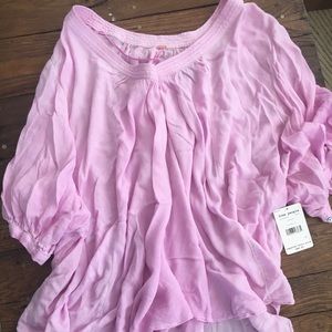 Lilac NWT Free People Tunic Top size small